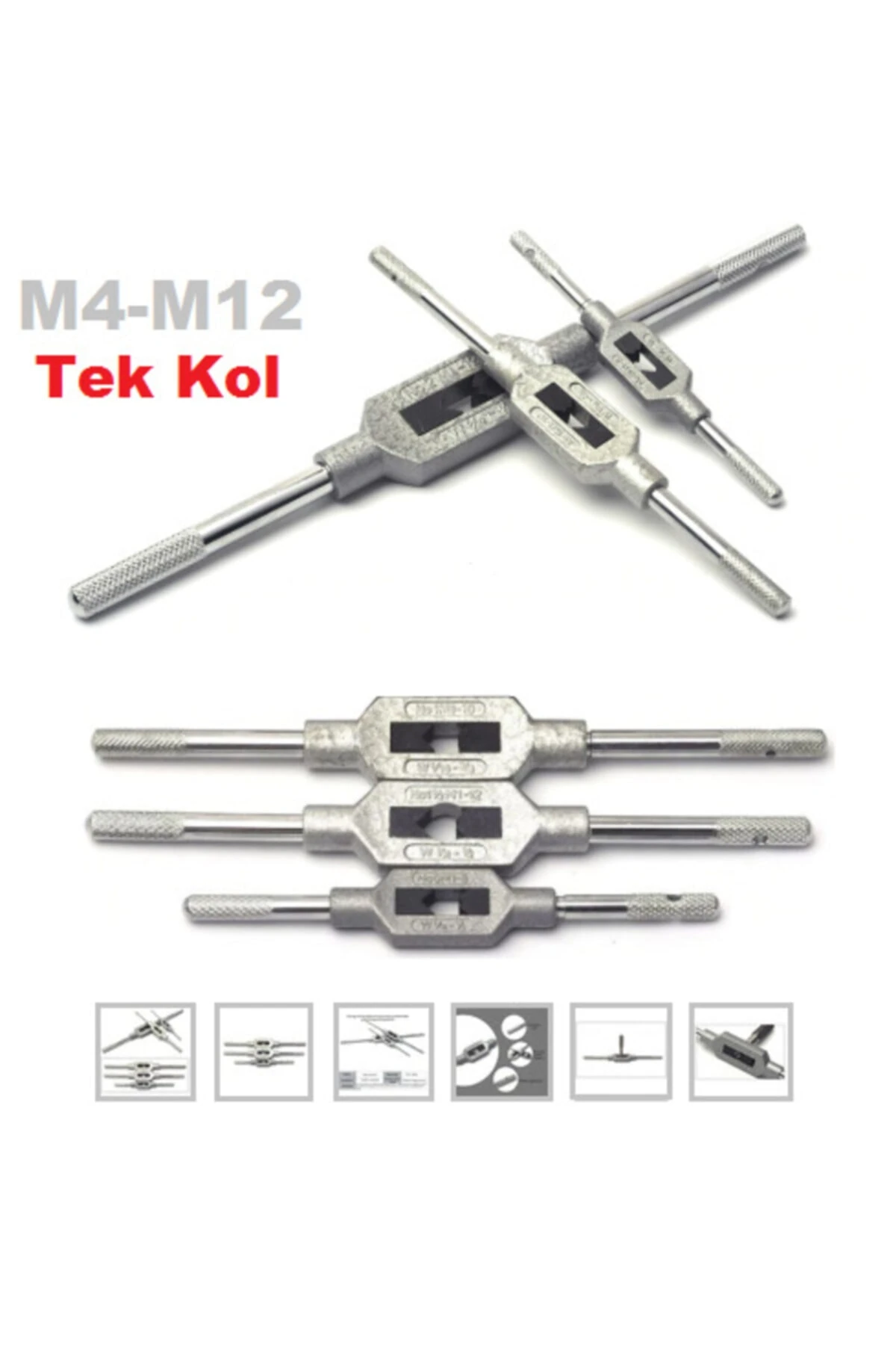 Diş Açma Klavuz Kolu No:2 M4 - M12