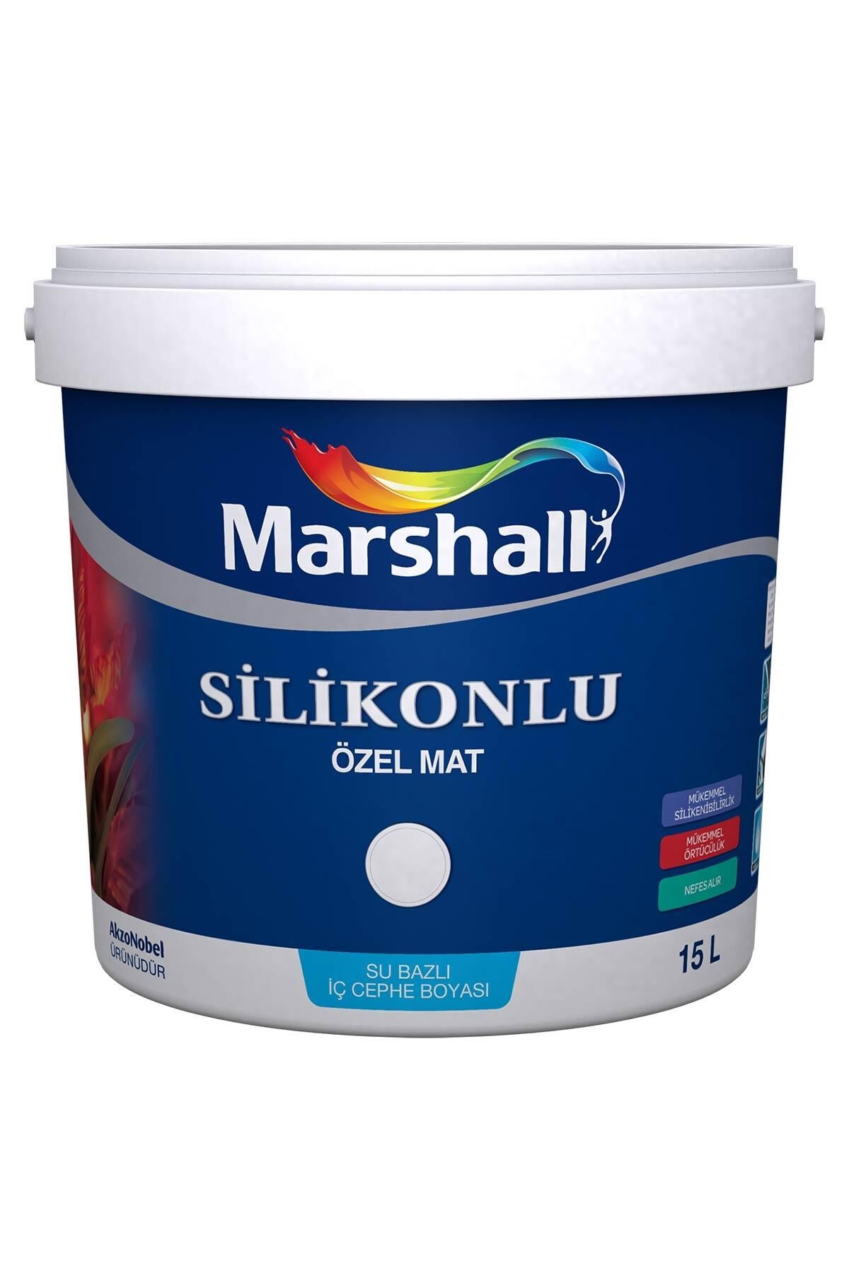Marshall Silikonlu Özel Mat Silinebilir İç Cephe Boyası 7,5 lt