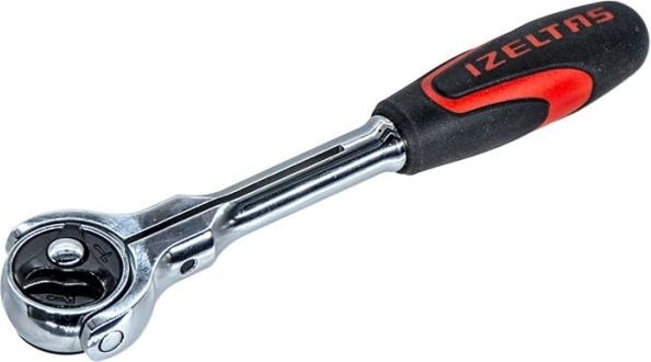 İZELTAŞ Izeltaş 1507062150 Mafsallı Cırcır Kolu 1/4'' (72 Diş) 150MM