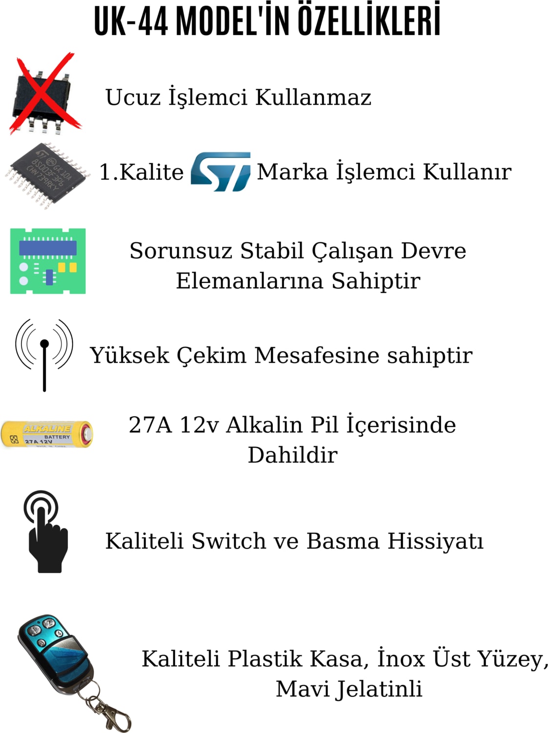 Akıllı Garaj Kepenk Bariyer Otopark Kumandası 1.kalite