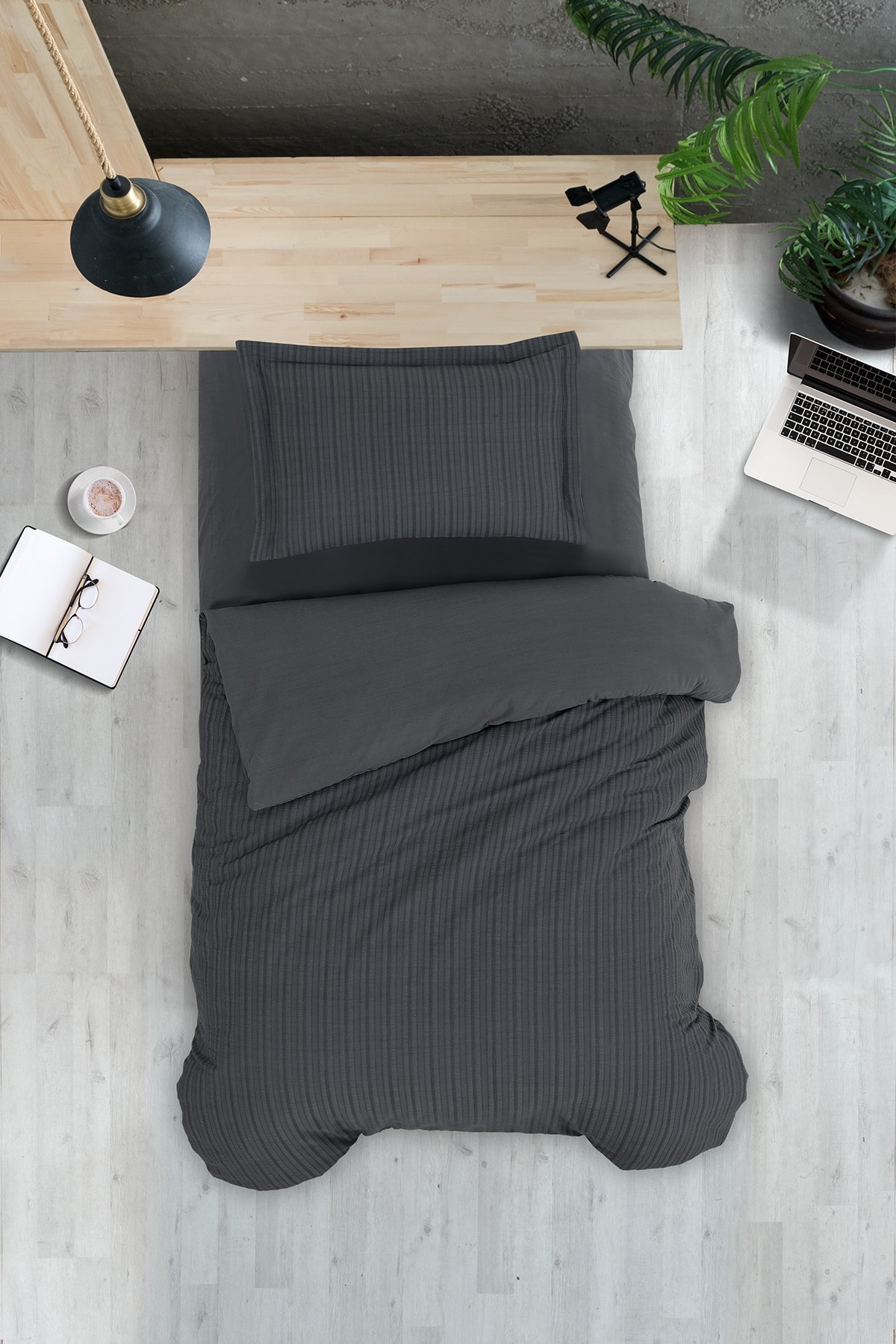 Mondo Single-%100 Pamuk Modern Ve Ozel Tasarim Tek Kisilik Nevresim Takimi