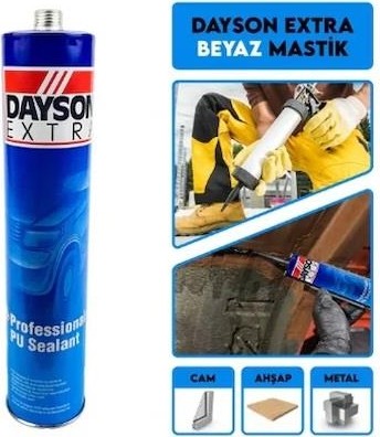 Dayson Extra Poliüretan Mastik Yapıştırıcı Beyaz 280 ml