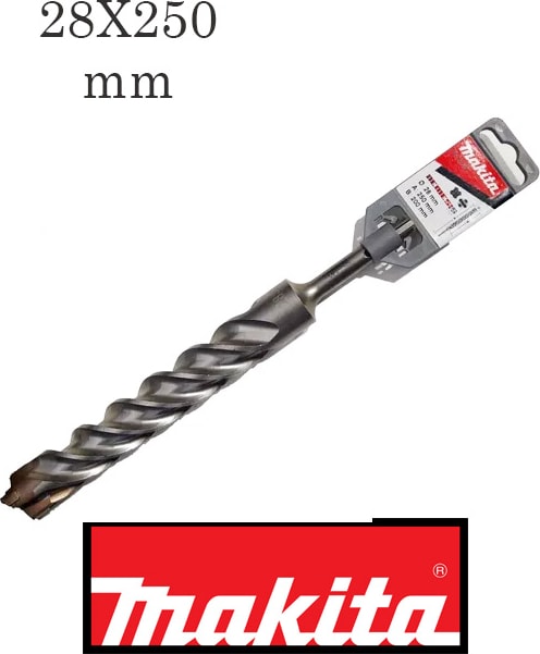 MAKİTA B-12142 Nemesis 28X250 mm 4 Elmaslı Sds Plus Matkap Ucu