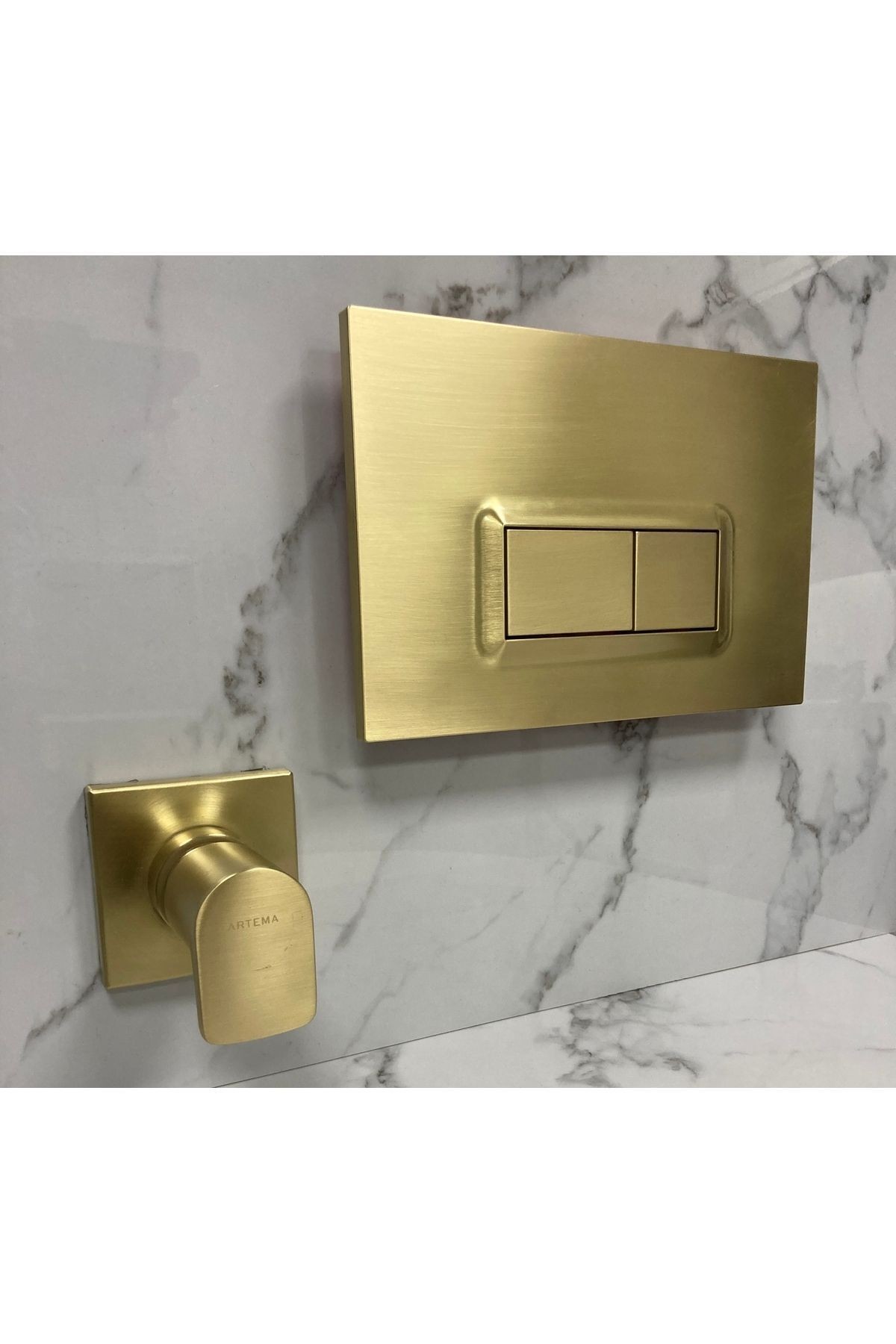 Loop R 7400680 Mat Gold Kumanda Paneli & Artema Ankastre Stop Valf