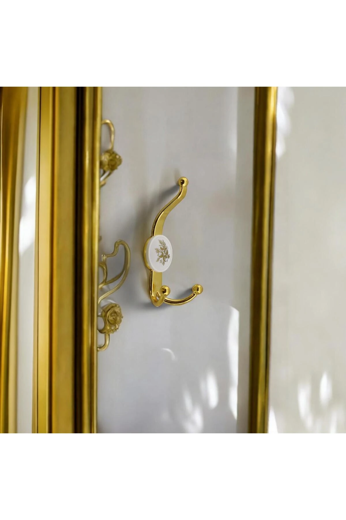 5 Adet Gold Altın Askı Dolap Askılık Askılığı Banyo Mutfak Askısı Duvar Kapı Elbise Kıyafet Vestiyer