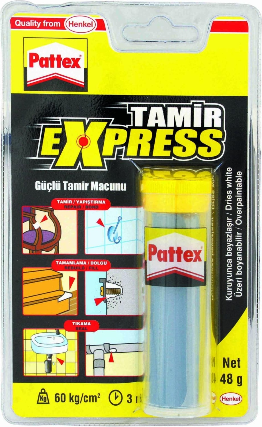 Pattex 1241088 Tamir Expres Bls 48 gr
