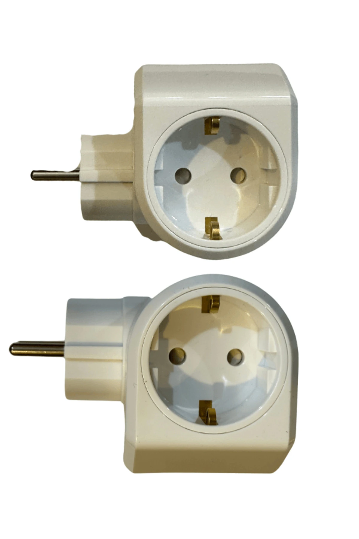 Viko Üçlü Topraklı Fiş Priz Yonca Plus Beyaz (4 Adet)