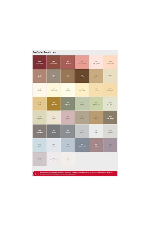 Dinamik Silikonlu Dış Cephe Boyası 7252 Alaçatı 7,5 Lt