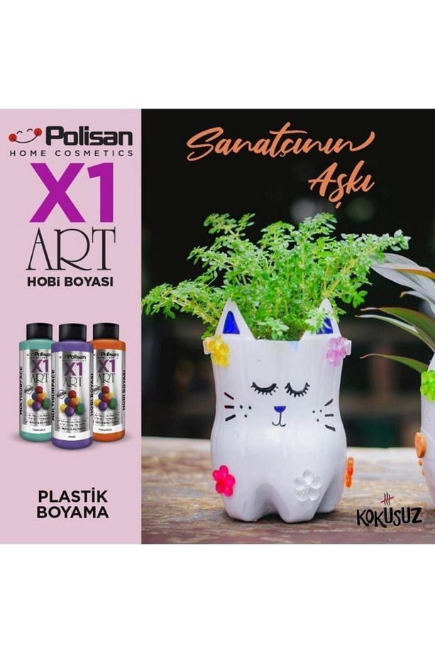 POLİSAN X1 HOBİ BOYASI 0721 MAT VERNİK 120 ML