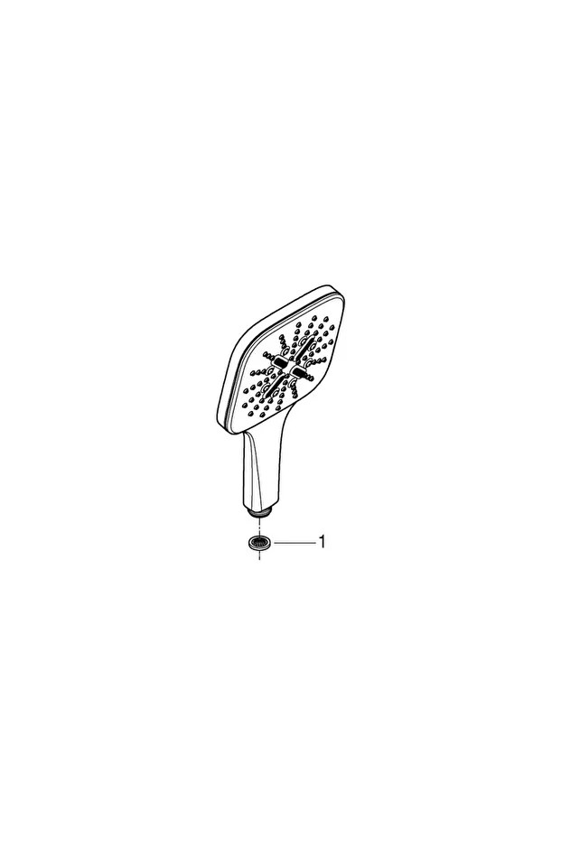 Rainshower Smartactive 130 Cube El Duşu 3 Akışlı Brushed Cool Sunrise - 26582gn0