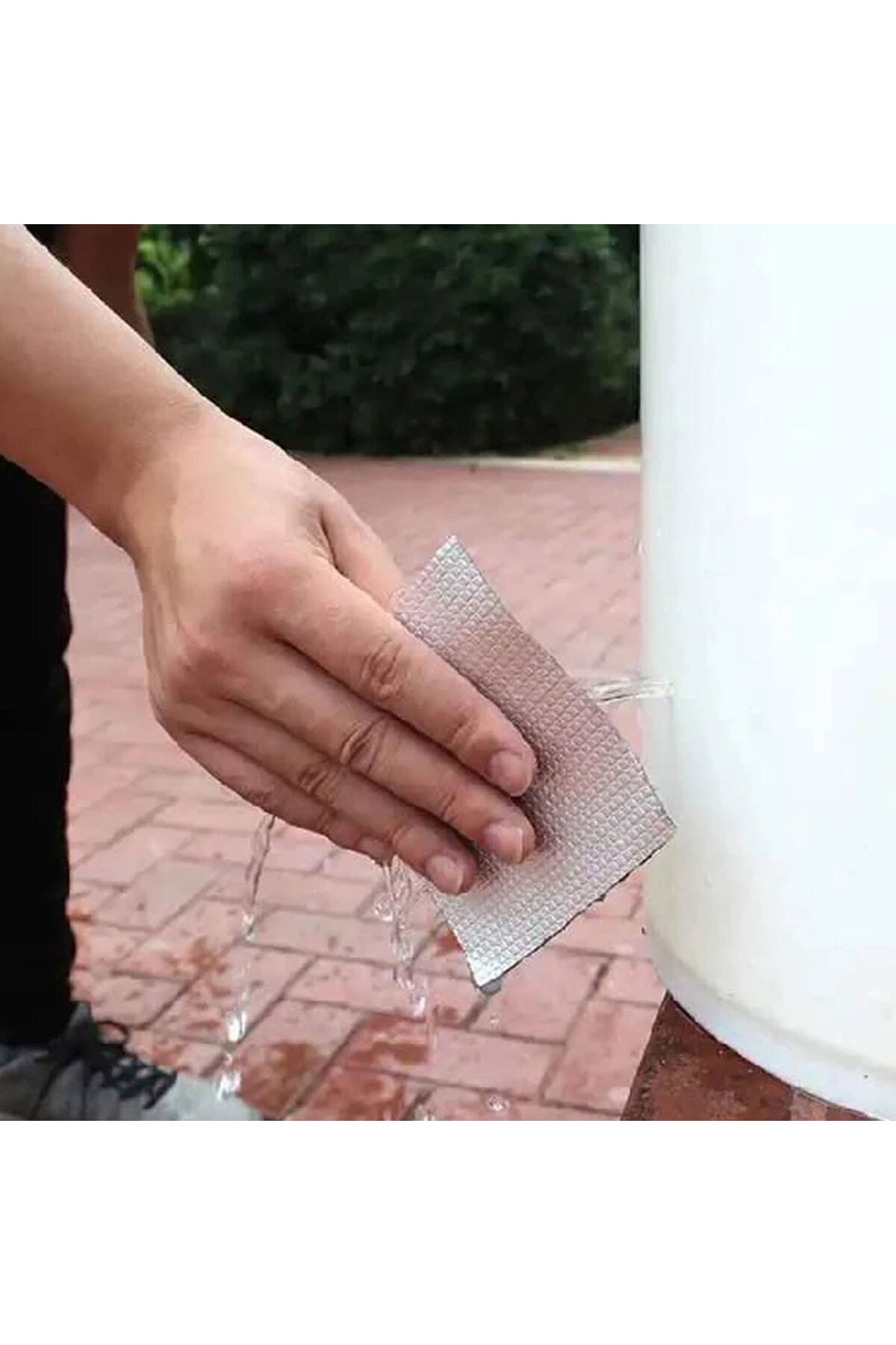 5 Adet Çatı Izolasyon 9.6 Cm X 2 Mt Su Sızdırmazlık Geçirmezlik Yalıtım Çamur Tamir Boru Bant Bandı