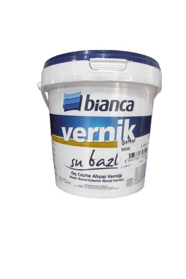 Su Bazlı Dış Cephe Ahşap Verniği Parlak 0.75 Lt