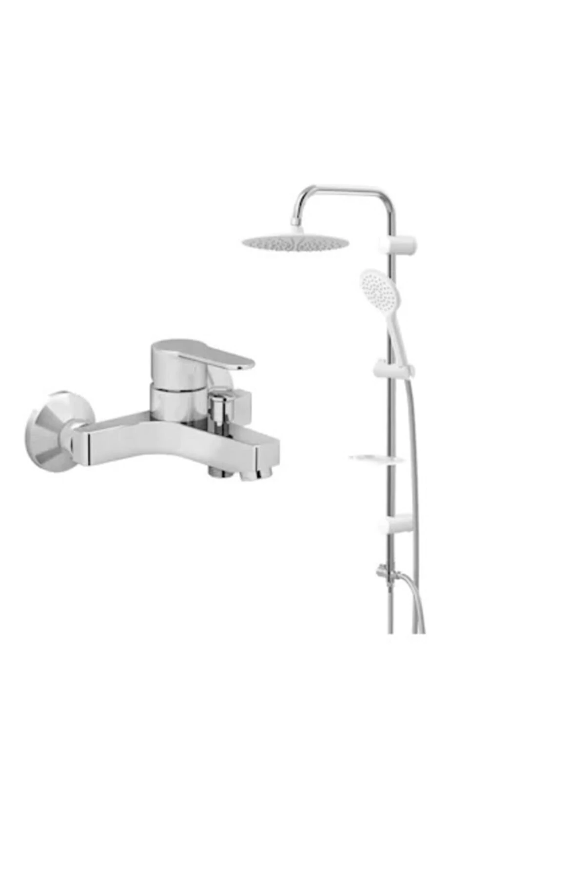 Win S Krom Banyo Batarya,valtemo Beyaz Tepe Duş Takımı