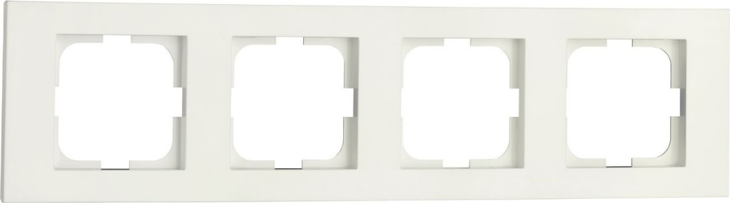 Beyaz Grano Dörtlü Çerçeve