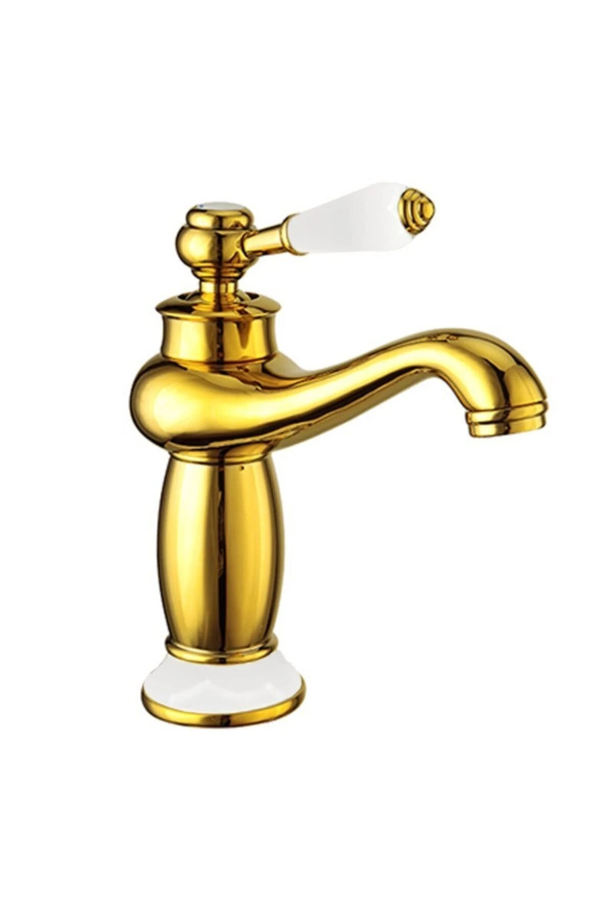 Rustik Lavabo Bataryası Vintage Altın Gold Klb100-g