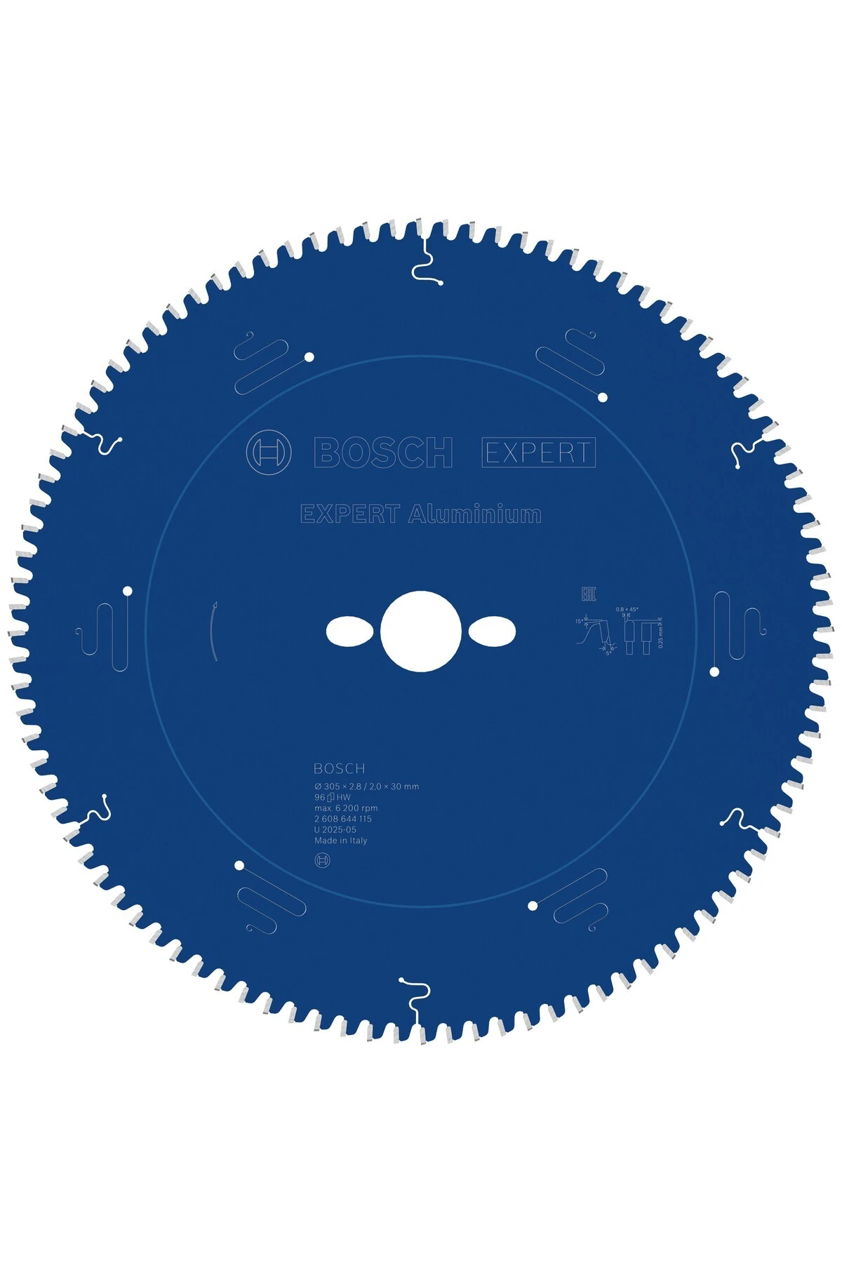 Expert Serisi 305*30 mm 96 Diş Alüminyum İçin Daire Testere Bıçağı - 2608644115