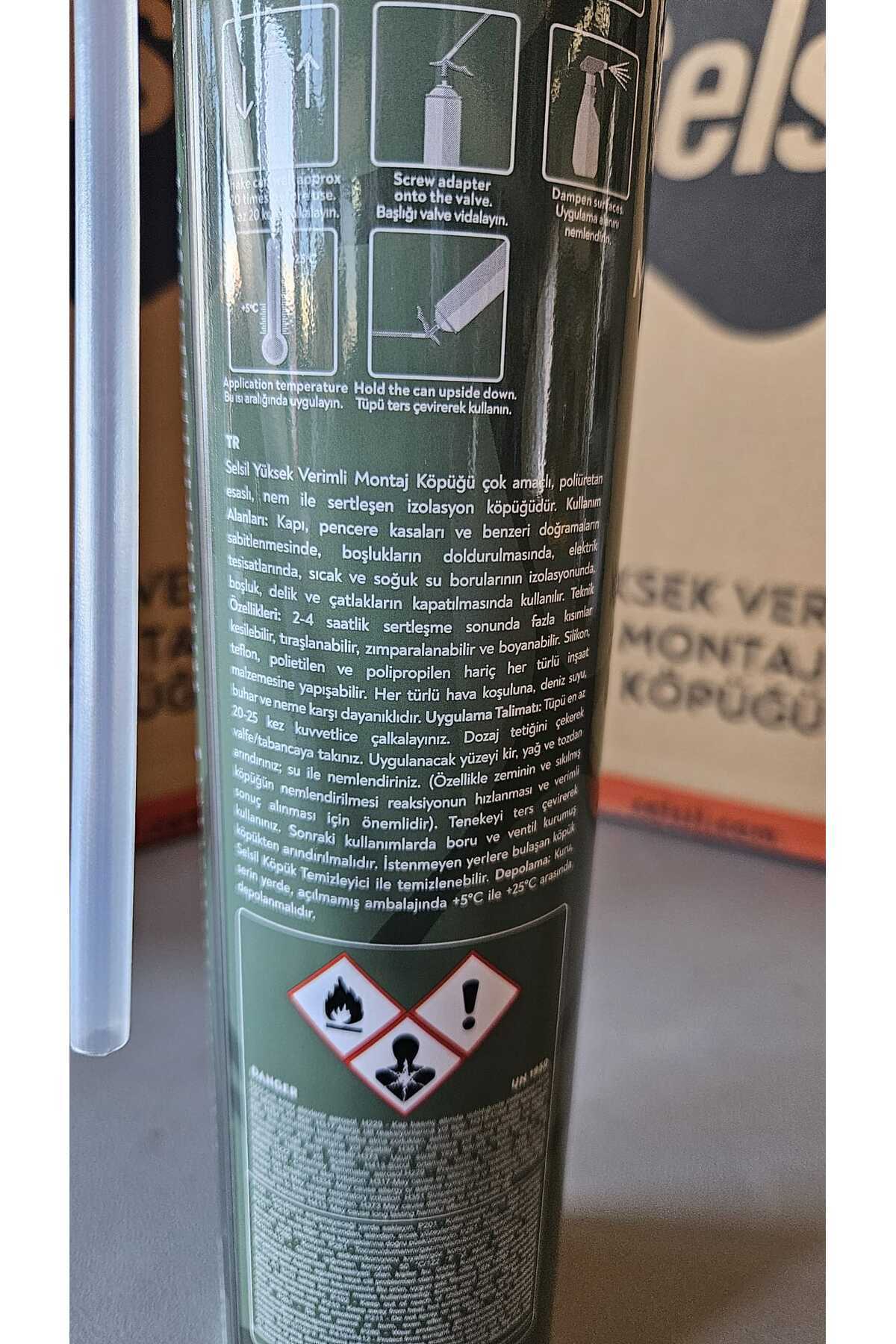 Yüksek Verimli Montaj Köpüğü 2 Adet Tam Dolum Manuel