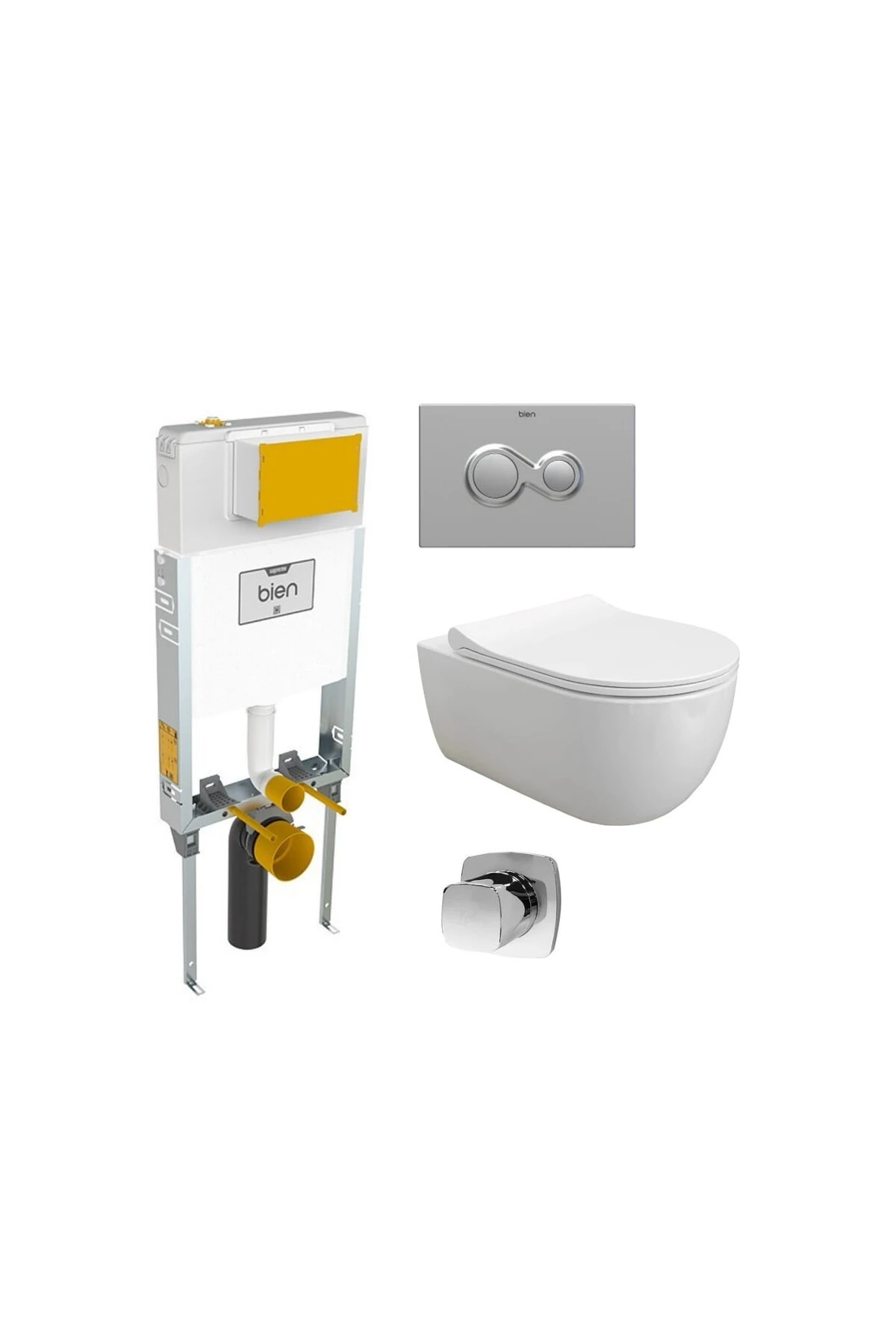 Gömme Rezervuar,bagno Bianco Kanalsız Asma Klozet Set