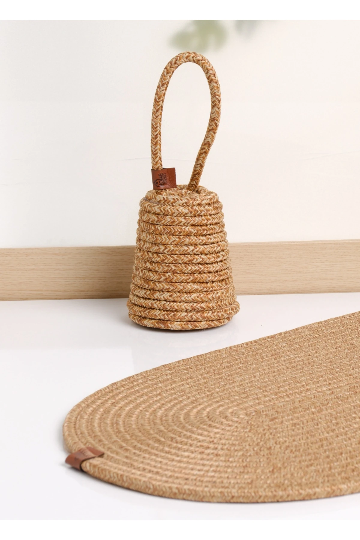 750 Gr VİNTAGE HASIR DAYANIKLI DEKORATİF KAPI STOPERİ PENCERE DURDURUCU KİŞİYE ÖZEL EL İŞİ SÜS