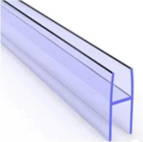 8 x 10 mm Büyük H Cam Balkon Şeffaf Fitili 200 cm