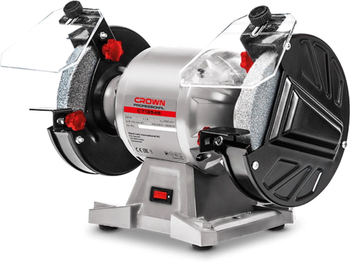 Taş Motoru 250 Watt CT13546 Profesyonel Taşlama Motoru 250 W Bileme Makinesi 150 mm