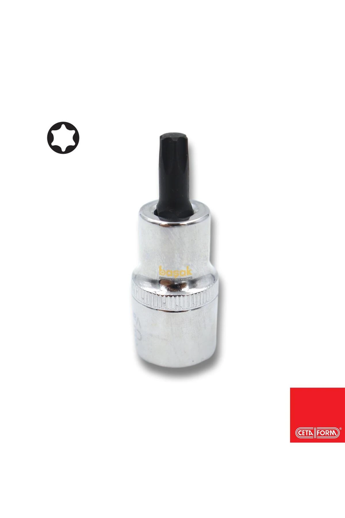 T27 Kısa Tip 1/2'' Torx Uçlu Lokma C28s-t27