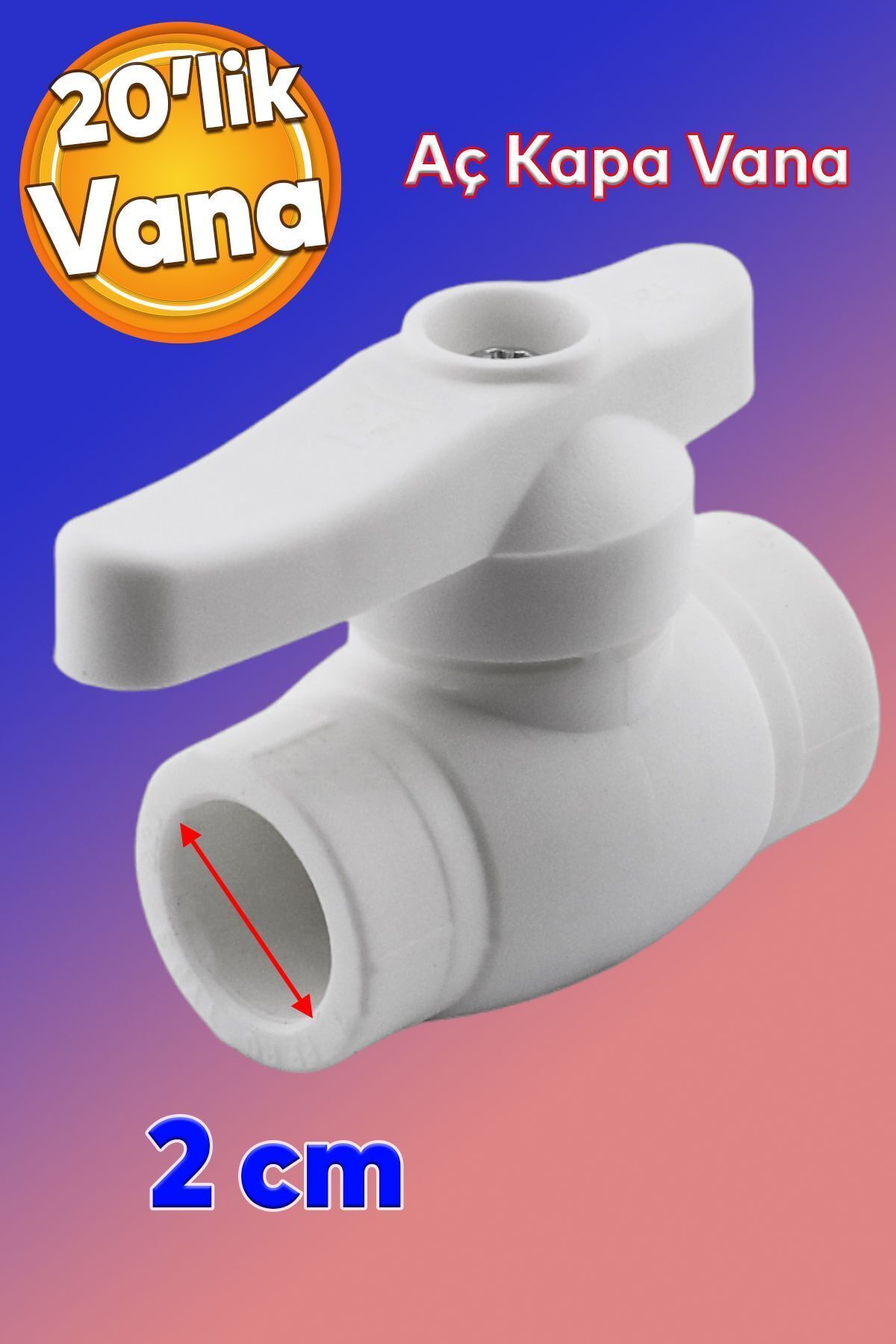 Ekonomik Plastik 20'lik Küresel Pprc Pvc Su Vanası Musluk Dişsiz Aç Kapa Boru Kaynak Makine Bağlantı