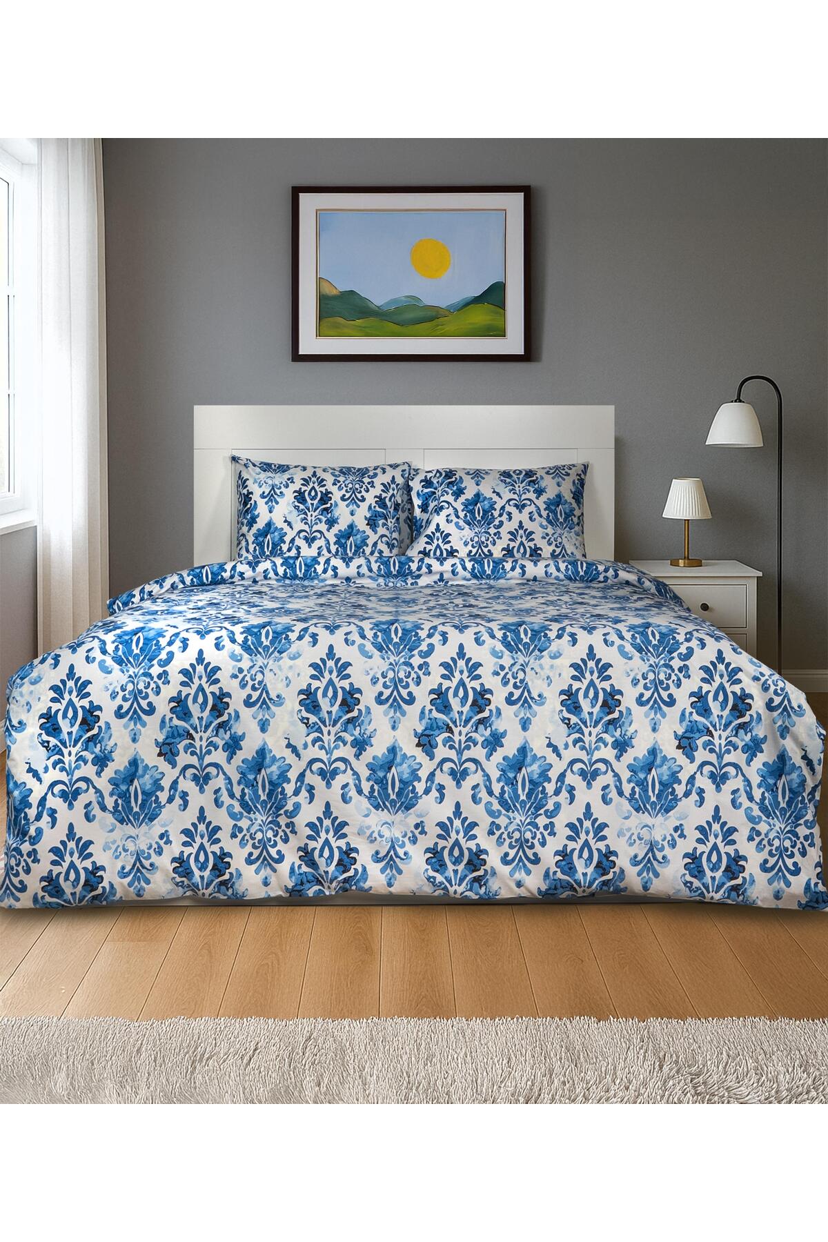 Cotton Collection Tek Kişilik Nevresim Seti Akdeniz