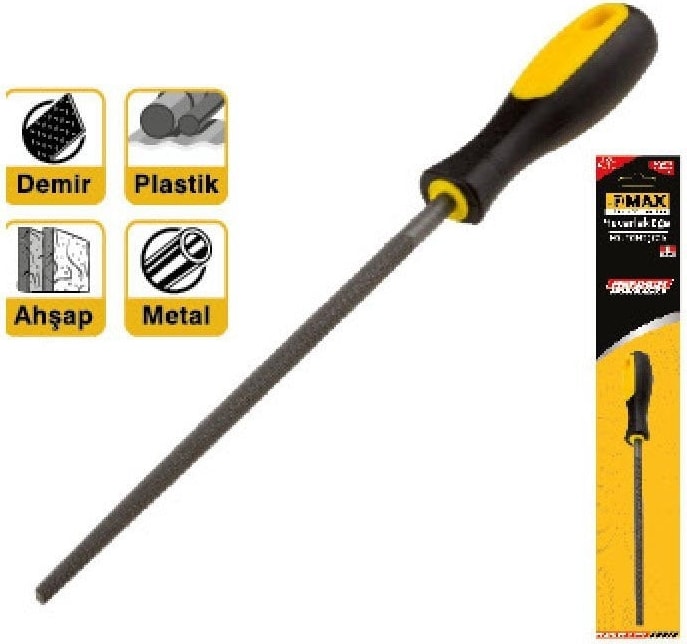 Yuvarlak Eğe 8'' Saplı Blister Ambalajında DMX4159