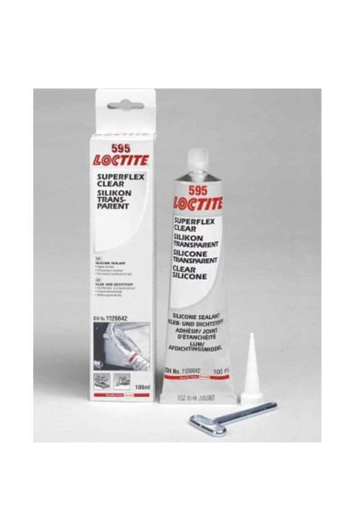Loctite Sı 595 - 100ml | Silikon Conta | Şeffaf | 250°c