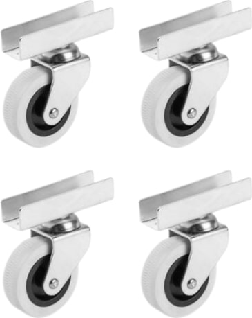 323- Gri Uzun U 50X20 Tablalı Raf ve Sergileme Tekeri 4 Ad.
