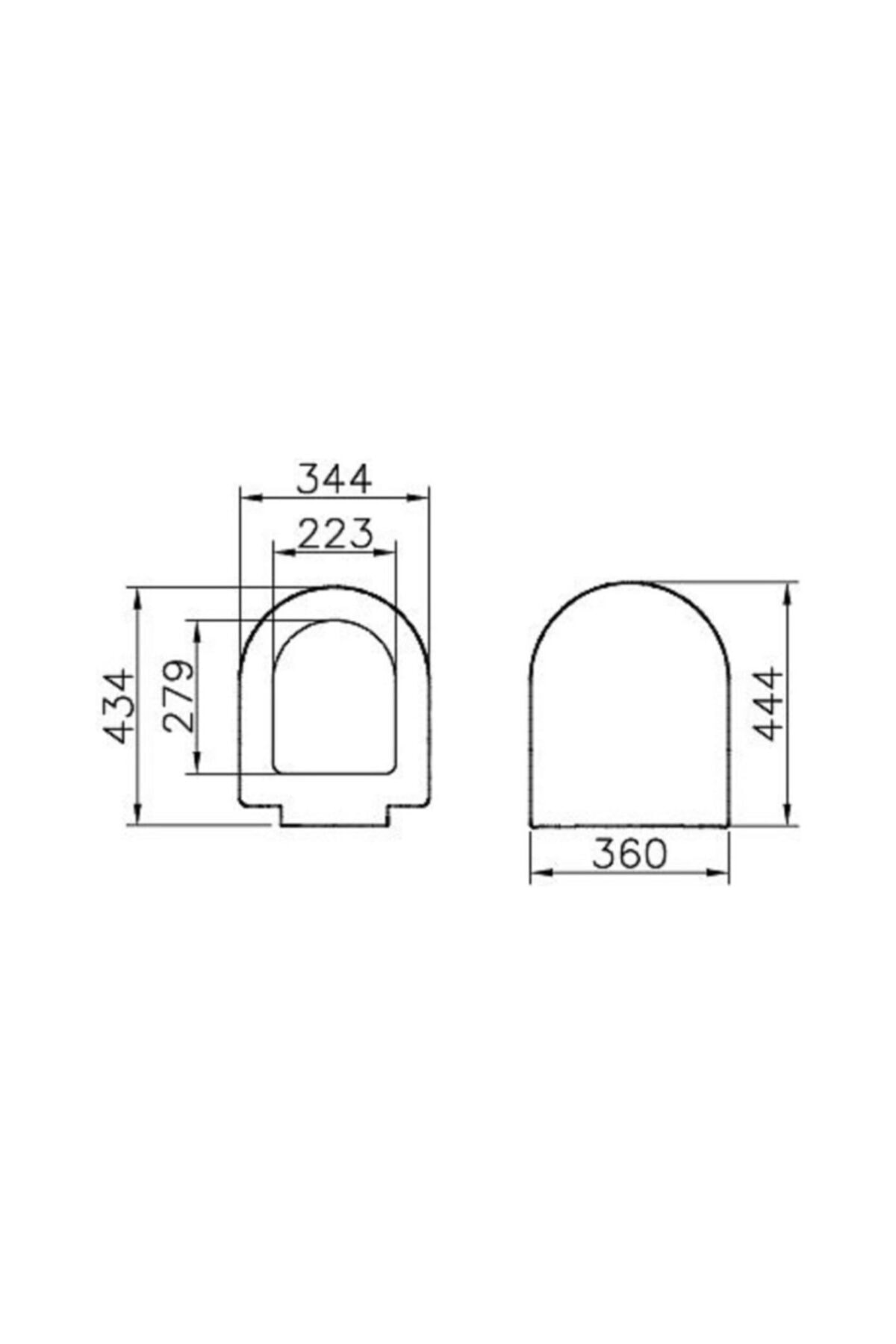 S50 72-003-301 Klozet Kapağı