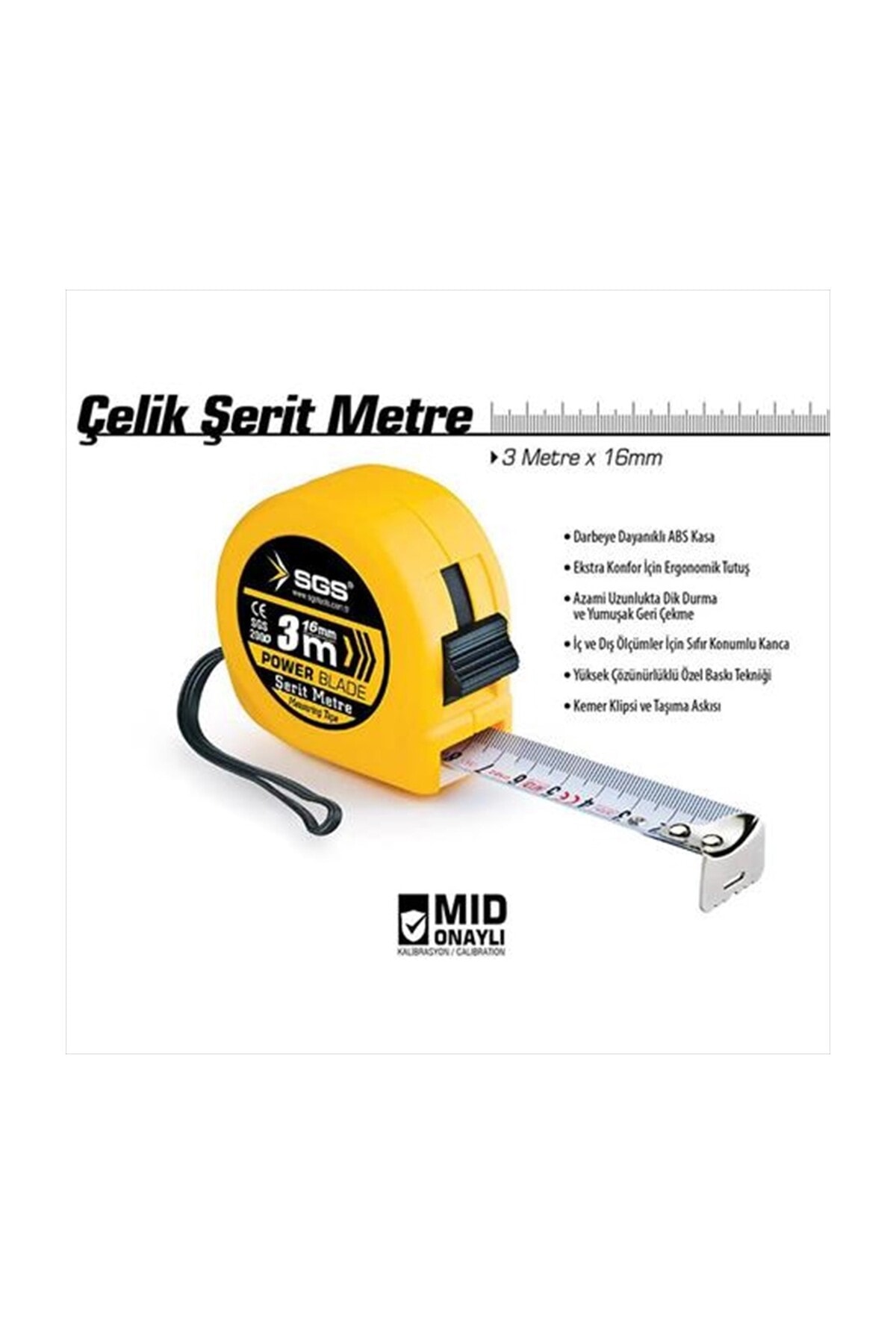 Şerit Metre 5x25mm