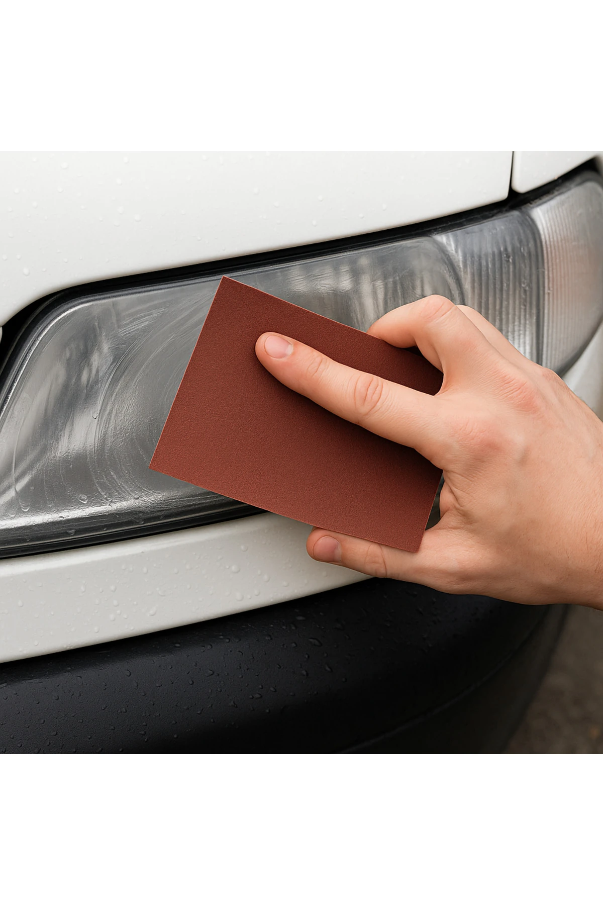 El Su Zımparası 30 Adet Far Temizleme ve Parlatma Seti | 2500-2000-1500-1000-500 Kum