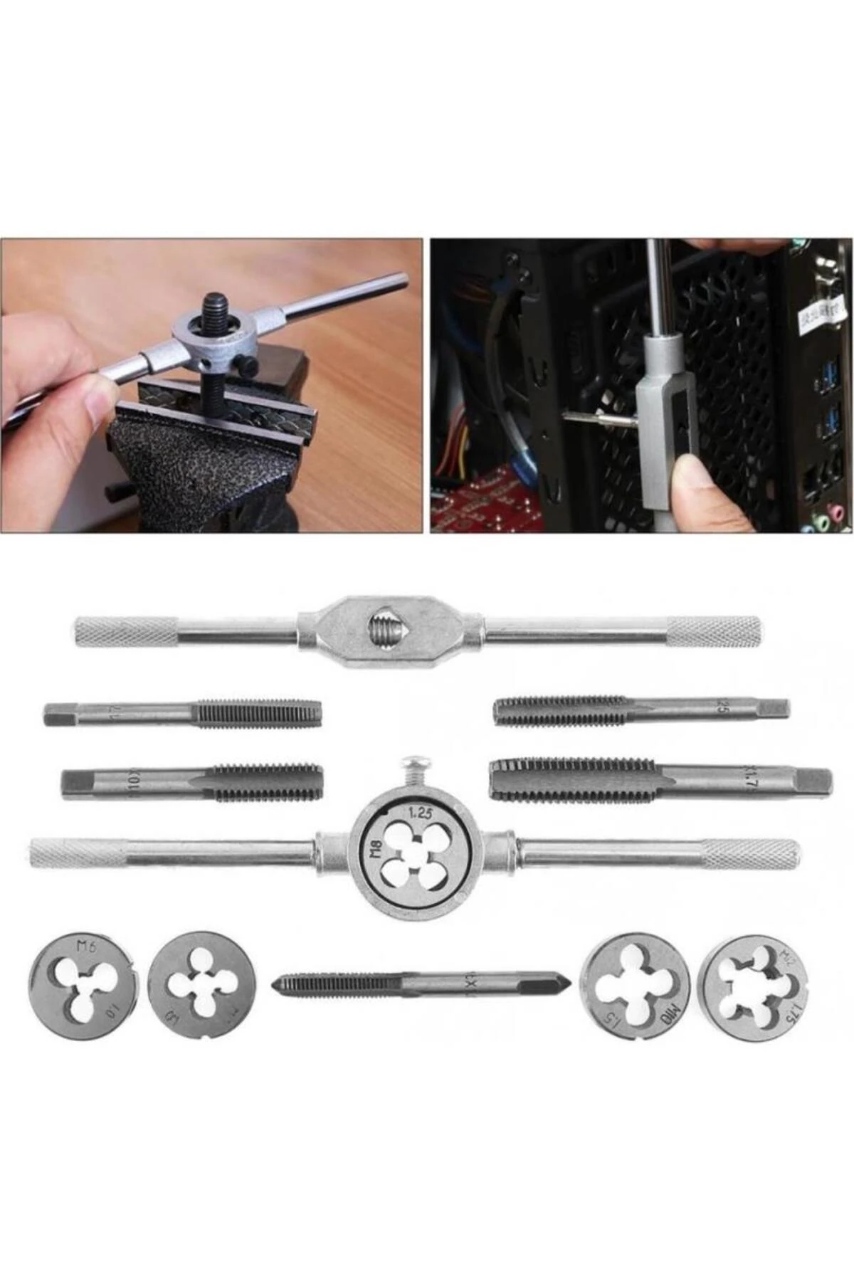 Revello 12 Parça Kılavuz Pafta Seti