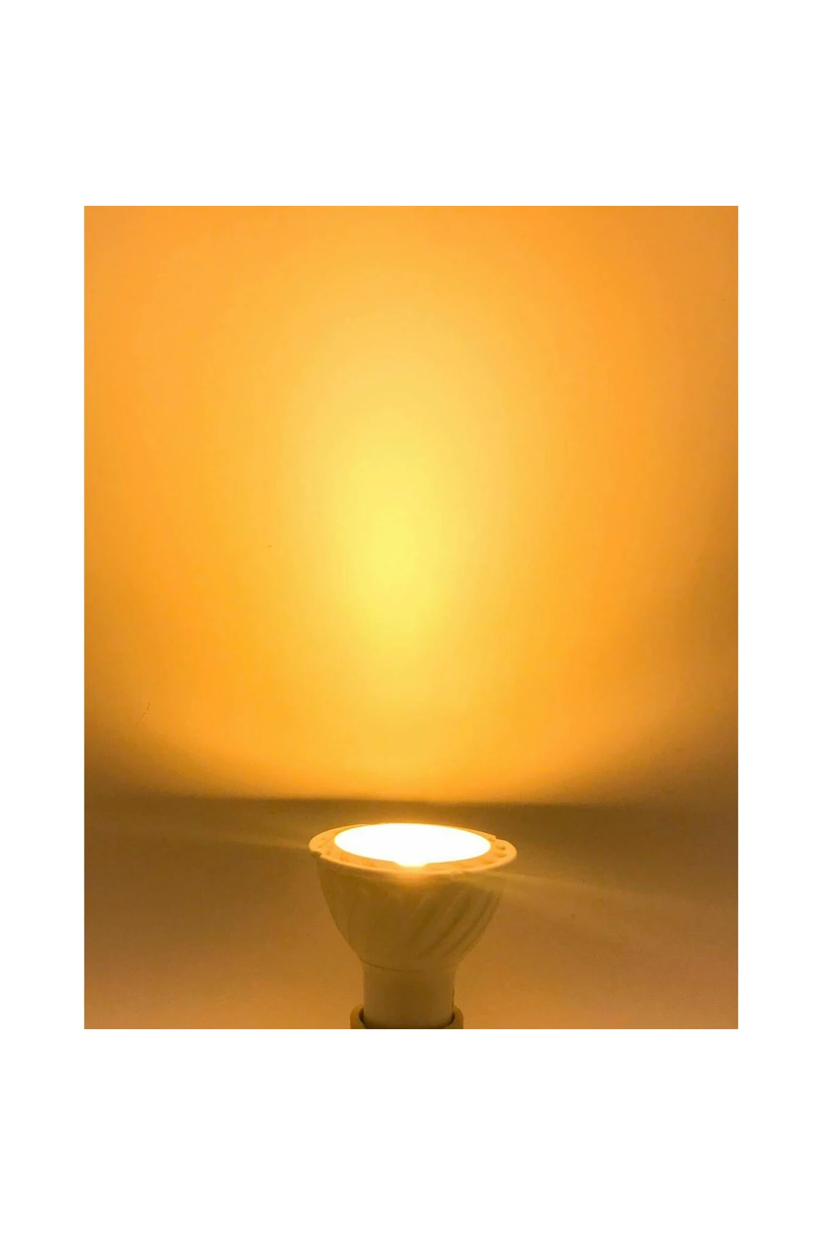 Ct-4215a 8w Gu-10 Duy Led Çanak Ampul Amber Işık