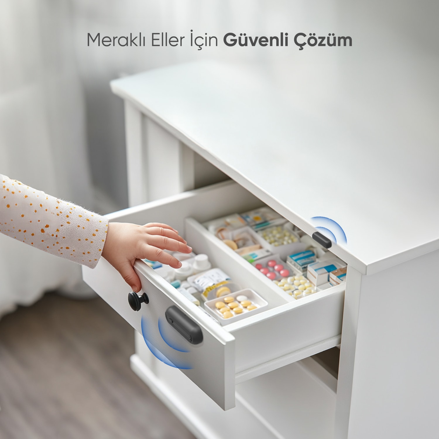 Akıllı Kapı ve Pencere Alarmı Wi-Fi Kontrollü ve Yüksek Alarm Sesi