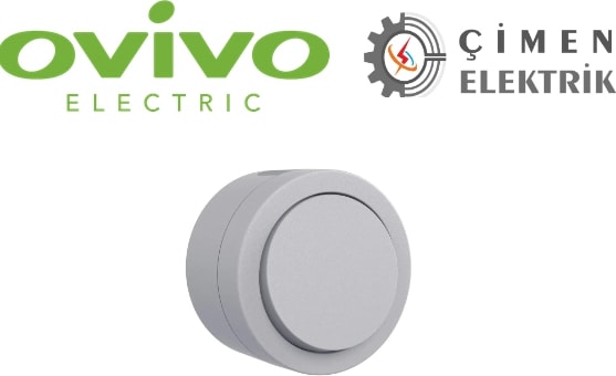 Gri Tekli Anahtar Sıva Üstü - Elektrik Tesisat Anahtarı