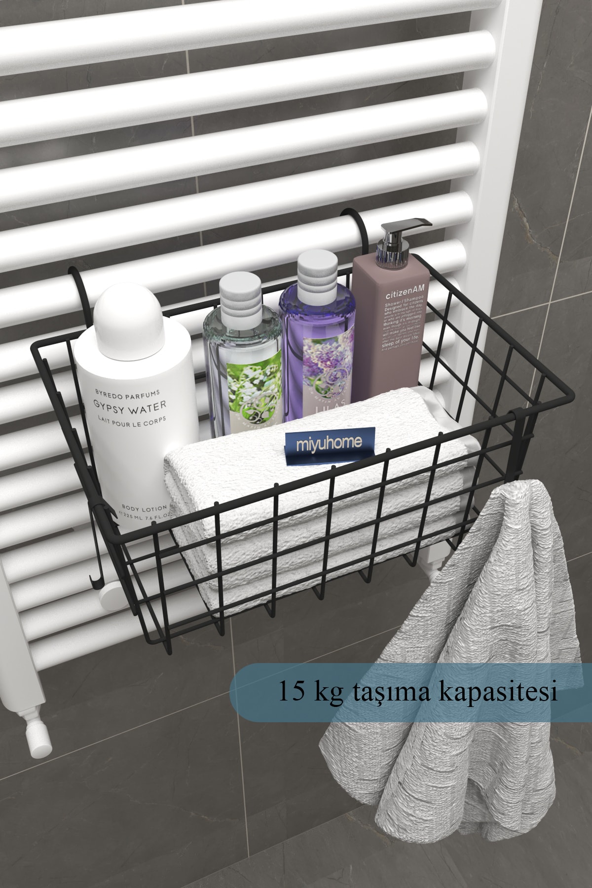 Asılabilir Havlupan Düzenleyici Havluluk Banyo Düzenleyici Havlu Kurutma Asılabilir Havlu Sepeti