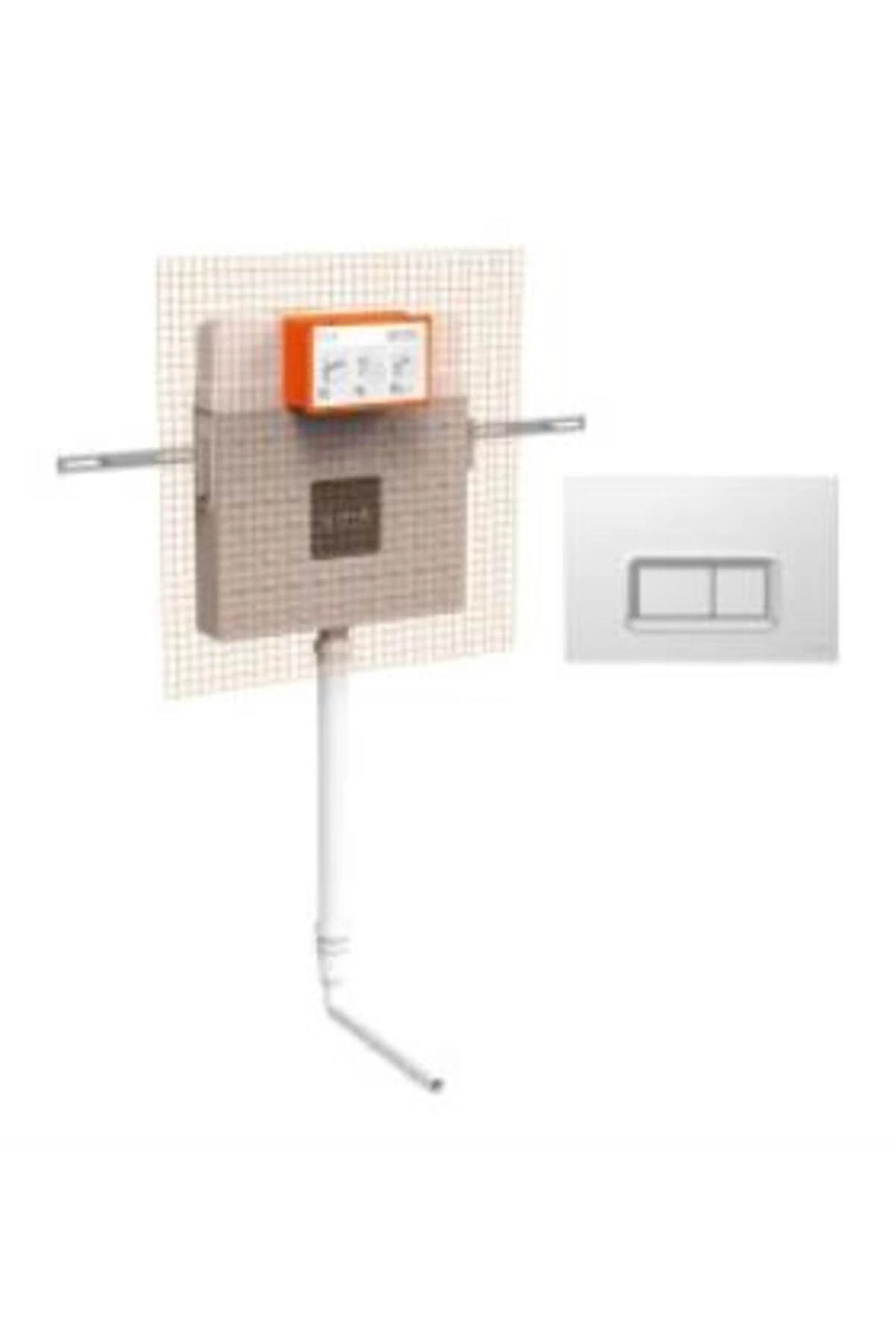 V8 Helataşları Için Gömme Rezervuar Seti, Krom