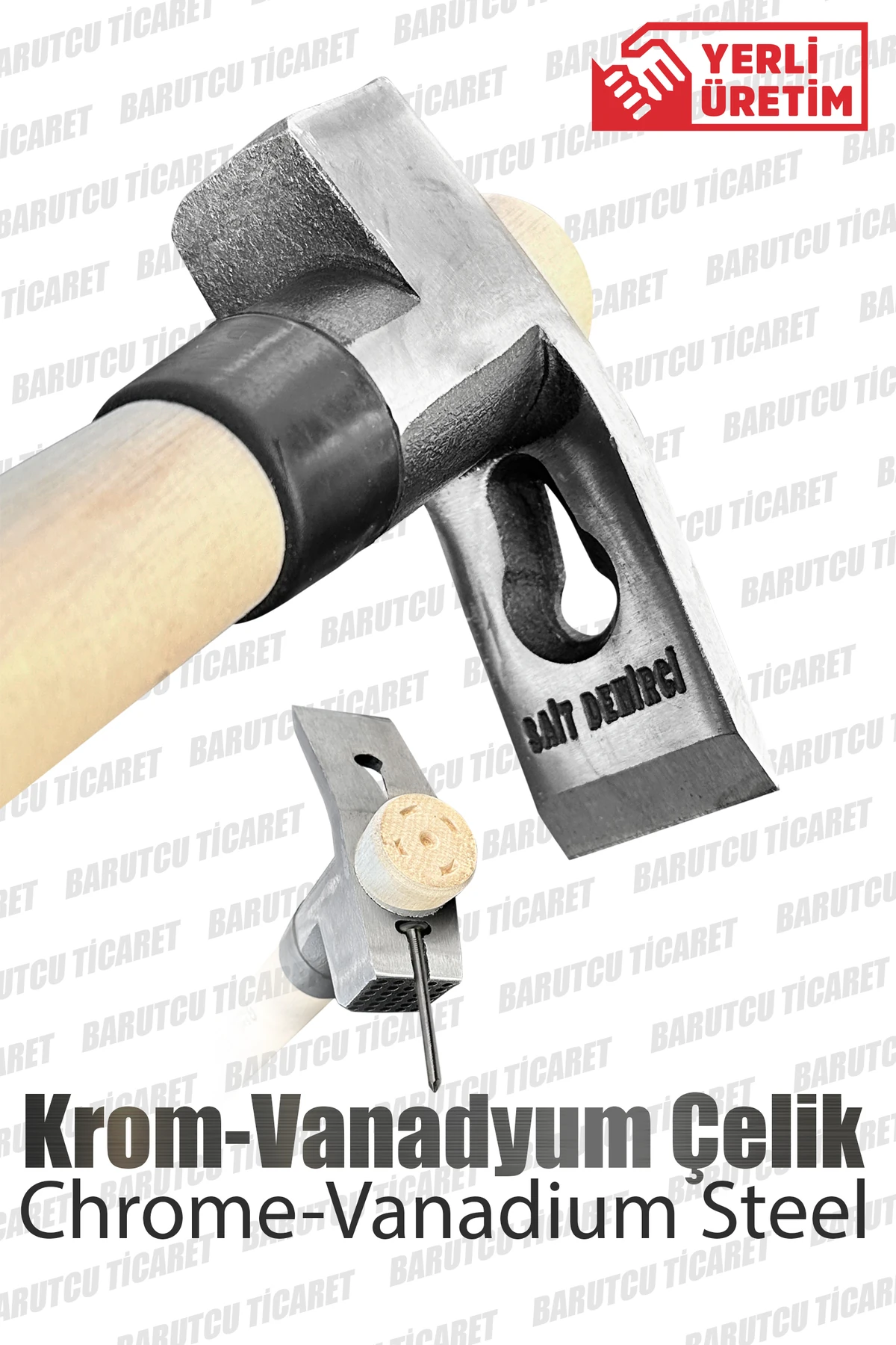 Sait Demirci Krom-Vanadyum Çeliği 1. Kalite Usta Keseri