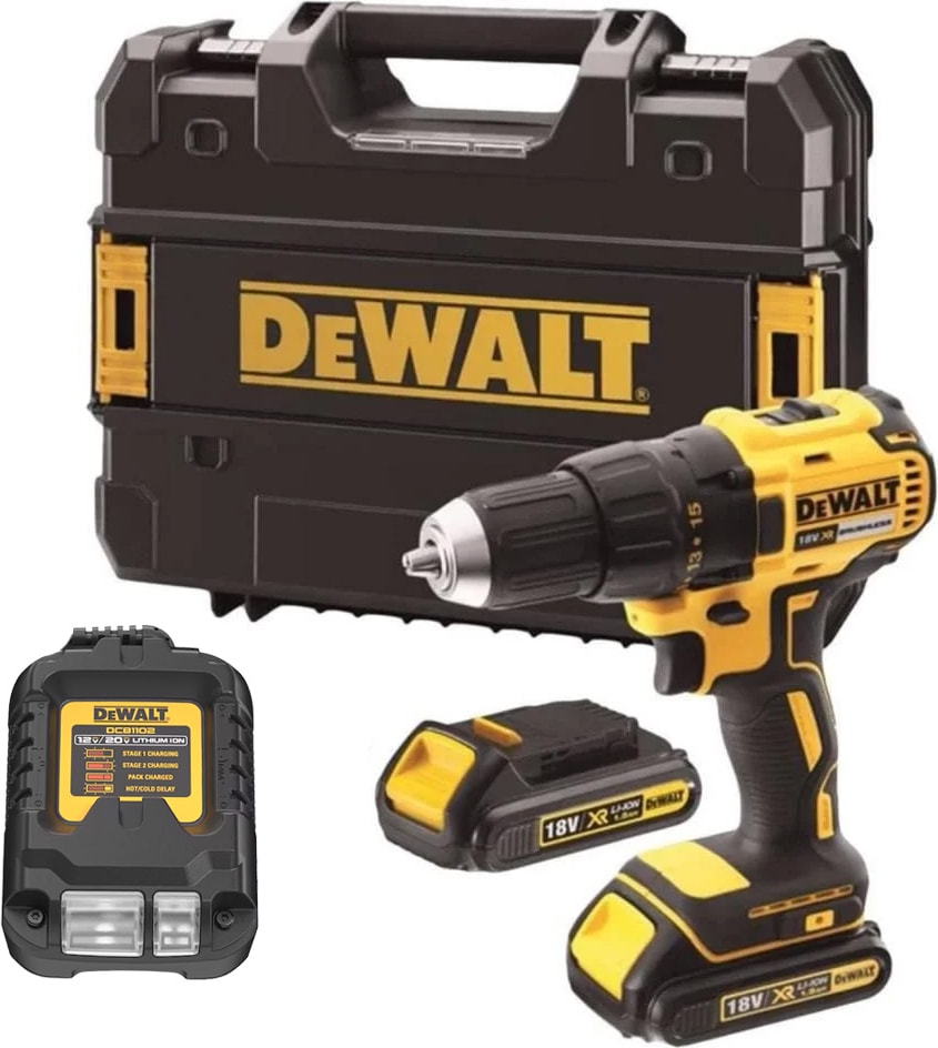 DEWALT DCD777S2T Kömürsüz Darbesiz Vidalama Matkabı 18 Volt 1.5Ah
