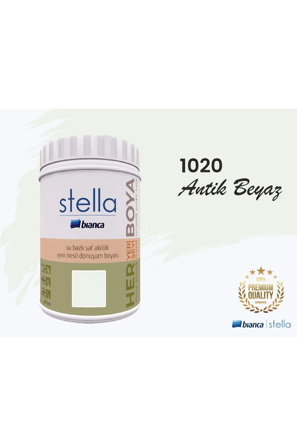 Stella Su Bazlı Saf Akrilik Boya 1 Litre