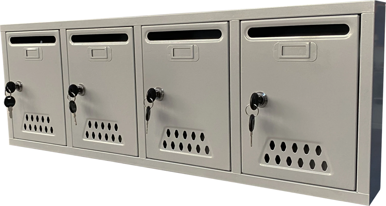 Posta Kutusu 4'lü Gri