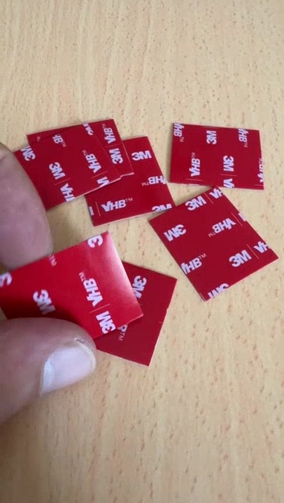 10x15x1mm Yedek Güçlü Çift Taraflı Vhb Bant Die Cut Kesim (50 ADET)