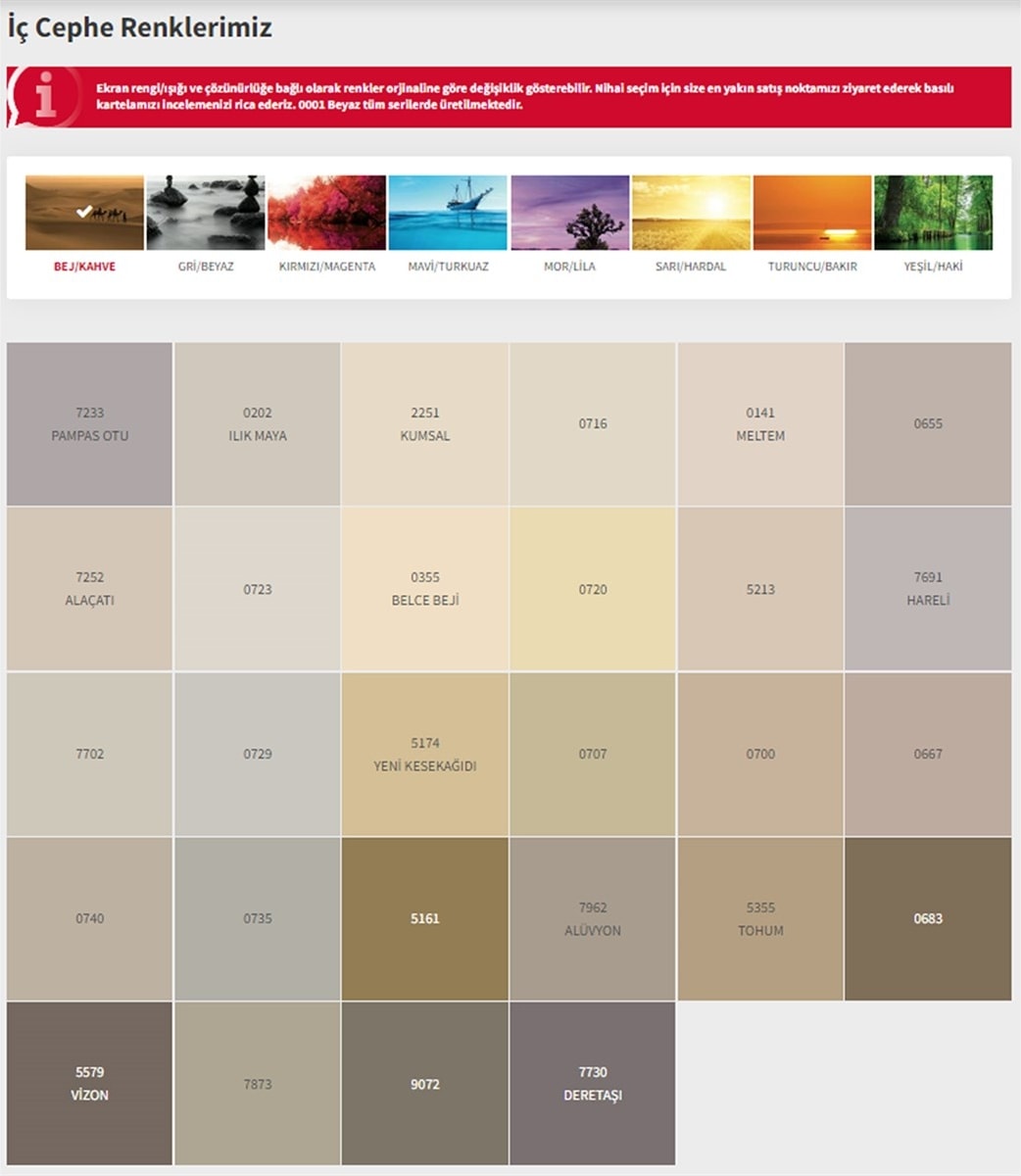 Dinamik İç Cephe Boyası Silikonlu 0355 Belce Beji 15 Lt