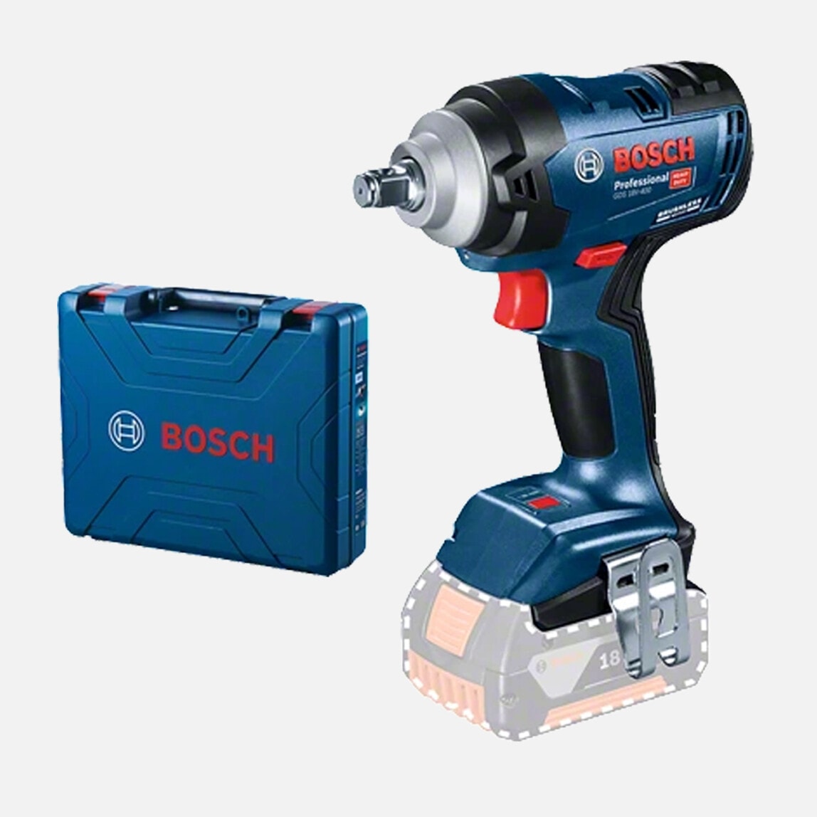 BOSCH Profesyonel Gds 18V-400 Akülü Li-On Darbeli Akülü Vidalama (Solo)