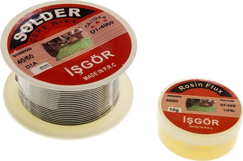 Lehim Pastası ve Lehim Teli Lehimleme Kremi Solder 40/60