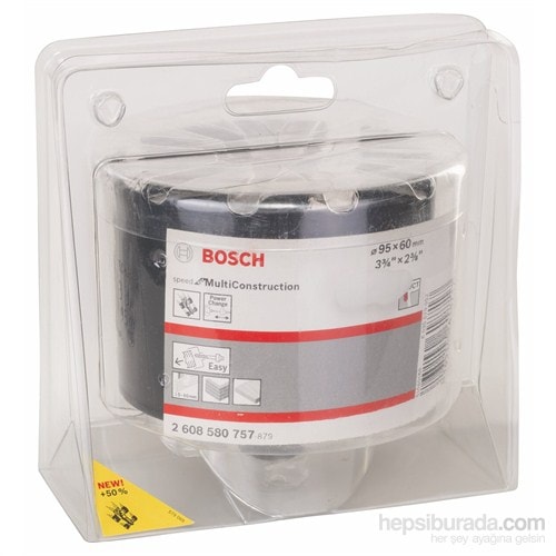 BOSCH - Speed Serisi Çok Amaçlı Delik Açma Testeresi (Panç) - 95 Mm, 3 3/4"