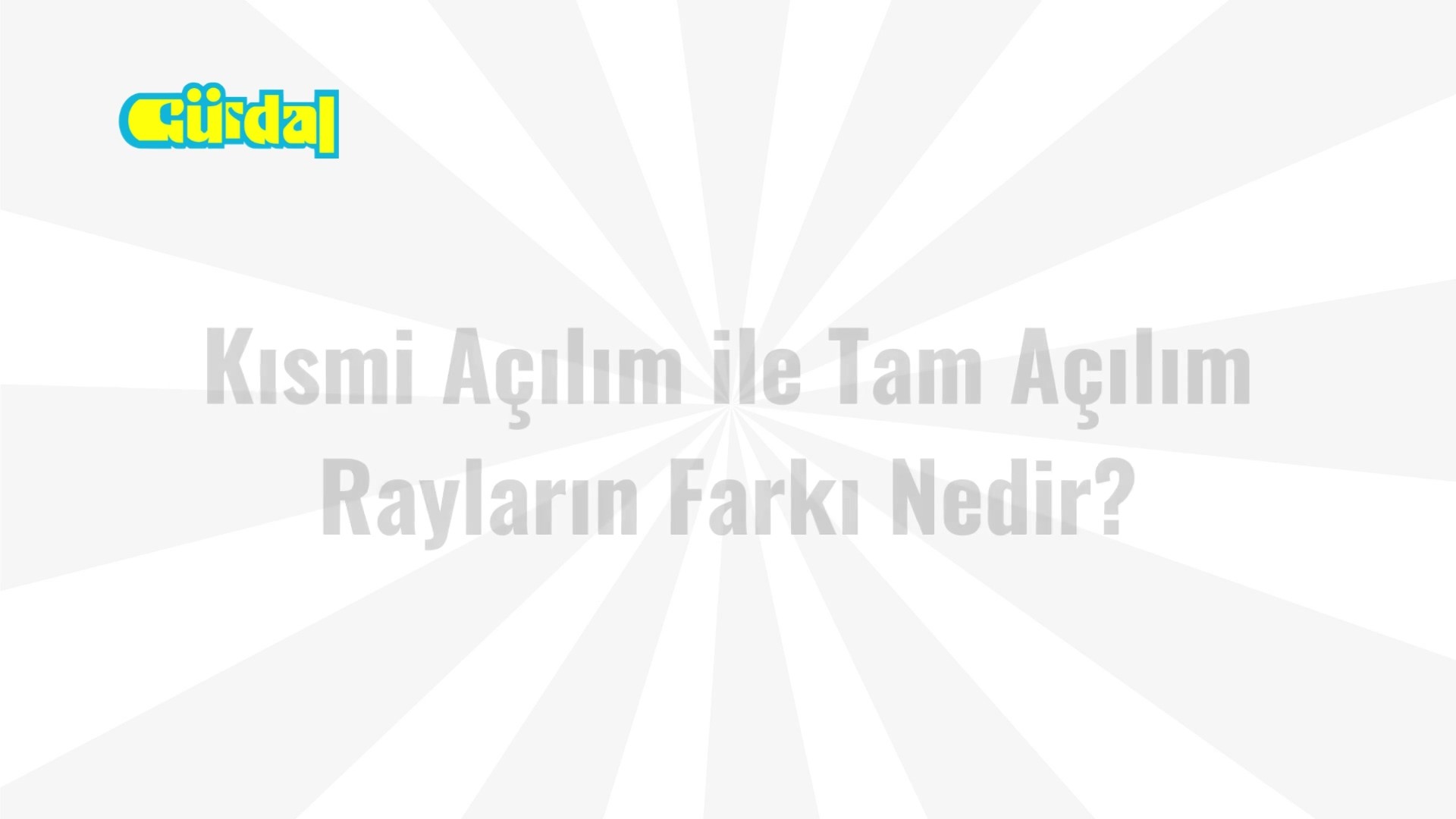 Smart 45 Cm Kısmi Tek Açılım Çekmece Rayı Mandal Dahil